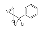 3-chloro-3-[dichloro(phenyl)methyl]diazirine Structure