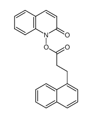 1-(3-(naphthalene-1-yl)propanoyloxy)-2(1H)-quinolone结构式