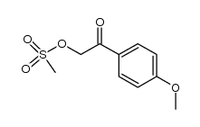 2-(4-methoxyphenyl)-2-oxoethyl methanesulfonate Structure