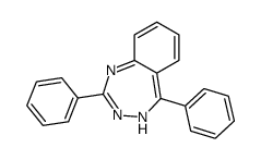 2,5-diphenyl-4H-1,3,4-benzotriazepine Structure