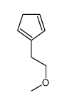 2-(2-methoxyethyl)cyclopenta-1,3-diene结构式