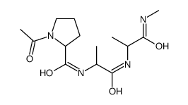 acetylprolyl-alanyl-alanine-N-methylamide structure