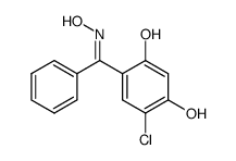 4-chloro-6-(α-hydroxyiminobenzyl)resorcinol结构式
