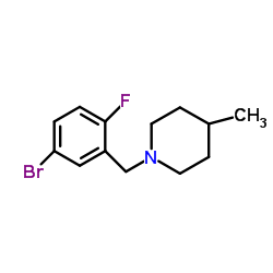 1-(5-Bromo-2-fluorobenzyl)-4-methylpiperidine picture