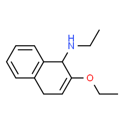 1-Naphthalenamine,2-ethoxy-N-ethyl-1,4-dihydro-(9CI) Structure