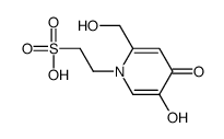 1-(3-hydroxy-6-(hydroxymethyl)-4-oxopyridyl)-2-ethanesulfonic acid picture