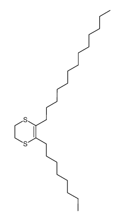 2-octyl-3-tridecyl-5,6-dihydro-1,4-dithiin结构式