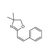 4,4-dimethyl-2-[(E)-2-phenylethenyl]-5H-1,3-oxazole Structure