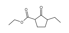 2-carboethoxy-5-ethyl cyclopentanone结构式