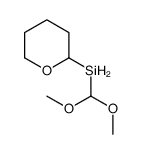 dimethoxymethyl(oxan-2-yl)silane Structure