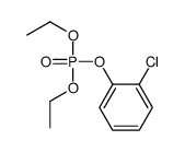 Phosphoric acid diethyl(2-chlorophenyl) ester结构式