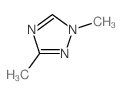 1H-1,2,4-Triazole,1,3-dimethyl-结构式