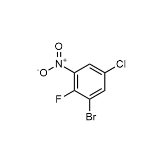 1-Bromo-5-chloro-2-fluoro-3-nitrobenzene structure