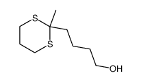 4-(2-methyl-1,3-dithian-2-yl)butan-1-ol结构式