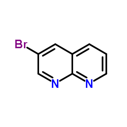 3-溴-1,8-萘啶结构式