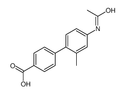 4-(4-acetamido-2-methylphenyl)benzoic acid结构式