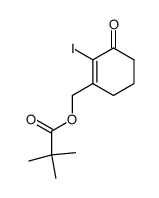 (2-iodo-3-oxocyclohex-1-en-1-yl)methyl pivalate Structure