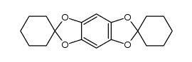 dispiro[cyclohexane-1,2'-benzo[1,2-d:4,5-d']bis[1,3]dioxole-6',1''-cyclohexane] Structure