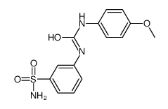 1-(4-methoxyphenyl)-3-(3-sulfamoylphenyl)urea Structure