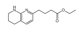 ethyl 4-(5,6,7,8-tetrahydro-1,8-naphthyridin-2-yl)butanoate结构式