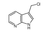 3-(chloromethyl)-1H-pyrrolo[2,3-b]pyridine结构式