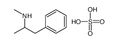 N-methyl-1-phenylpropan-2-amine,sulfuric acid Structure