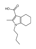 1-butyl-2-methyl-4,5,6,7-tetrahydroindole-3-carboxylic acid Structure