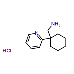 1-(2-吡啶基)环己烷甲胺结构式