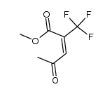 (E/Z)-methyl 4-oxo-2-(trifluoromethyl)pent-2-enoate Structure