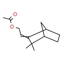 2-(3,3-dimethylbicyclo[2.2.1]hept-2-ylidene)ethyl acetate结构式