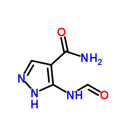 5-Formamido-1H-pyrazole-4-carboxamide Structure