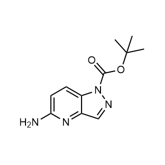 tert-Butyl 5-amino-1H-pyrazolo[4,3-b]pyridine-1-carboxylate Structure