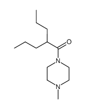 1-methyl-4-(2-propyl-pentanoyl)-piperazine Structure