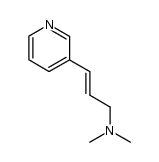 (E)-N,N-dimethyl-3-(pyridin-3-yl)prop-2-en-1-amine结构式