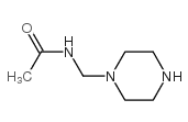 Acetamide, N-(1-piperazinylmethyl)- (9CI)结构式