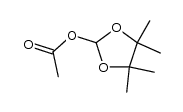 4,4,5,5-tetramethyl-1,3-dioxolan-2-yl acetate Structure