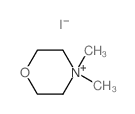 Morpholinium,4,4-dimethyl-, iodide (1:1) Structure