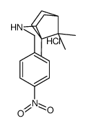 (4-nitrophenyl)methyl-(4,7,7-trimethyl-3-bicyclo[2.2.1]heptanyl)azanium,chloride结构式