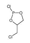 2-chloro-4-(chloromethyl)-1,3,2-dioxaphospholane结构式