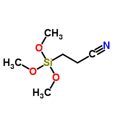 3-(Trimethoxysilyl)propanenitrile structure