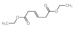 3-Hexenedioic acid,1,6-diethyl ester结构式