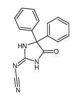 (4-oxo-5,5-diphenyl-4,5-dihydro-1H-imidazol-2-yl)-cyanamide Structure