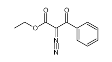 α-Diazo-β-oxobenzenepropionic acid ethyl ester结构式