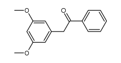 2-(3,5-dimethoxyphenyl)-1-phenylethanone结构式