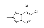 Benzothiazole, 6,7-dichloro-2-methyl- (9CI) structure