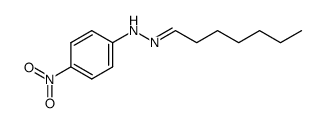 heptaldehyde p-nitrophenylhydrazone Structure