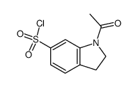 1-ACETYLINDOLINE-6-SULFONYL CHLORIDE structure