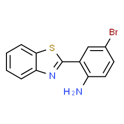 2-(1,3-Benzothiazol-2-yl)-4-bromoaniline Structure
