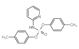 Phosphoramidic acid,2-pyridinyl-, bis(4-methylphenyl) ester (9CI)结构式