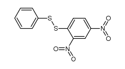 (2,4-dinitro-phenyl)-phenyl-disulfane结构式